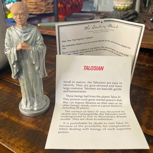 Danbury Mint Star Trek Talosian Resin Collectible Figurine